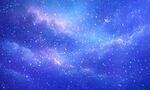 蓝色星空背景墙