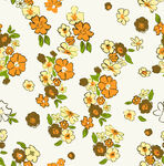 复古花卉图案背景