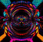 炫彩唯美大气酒吧ktv背景墙