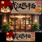 武汉热干面门头