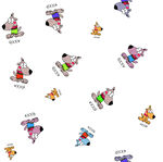 卡通动物图案集合