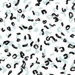 黑白豹纹图案背景纹理