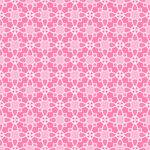 粉色几何花纹无缝背景图