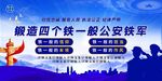 锻造公安铁军宣传海报