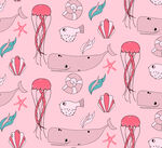 鲸鱼水母海洋世界