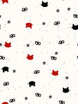 可爱猫咪星星图案背景