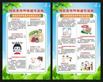 预防呼吸道传染病知识展板
