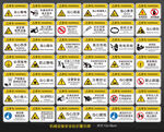 机械设备安全标识警示牌