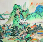 中式山水国画景观