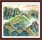 万里长城背景墙