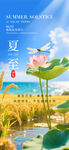 夏至海报 二十四节气