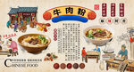 牛肉粉背景墙