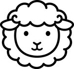 可爱绵羊头像