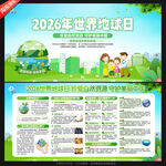 世界地球日展板