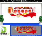  为党育人为国育才文化墙