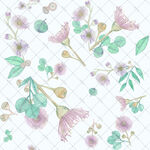 清新花卉图案设计素材