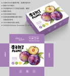 李子包装盒设计展示图
