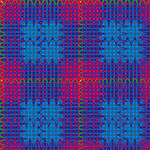 红蓝格子花纹图案