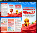 2026保密宣传教育月三折页