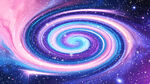 梦幻绚丽星空旋涡