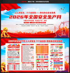 2026安全生产月展板
