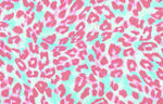 粉蓝豹纹图案纹理