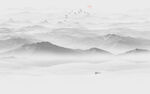 水墨风山水画