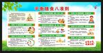 平衡膳食八准则宣传栏