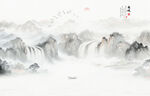 水墨山水意境图