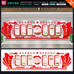 党建引领文化墙