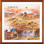 长城山水画
