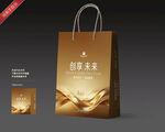 金色手提袋包装设计