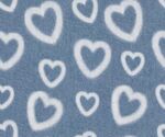 蓝色爱心牛仔底纹