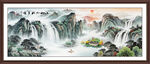 国画山水风景装饰画