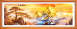 金色日照金山