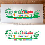 食堂企业餐厅文化墙