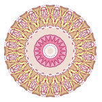 圆形古典装饰花纹