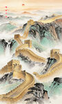 长城山水画