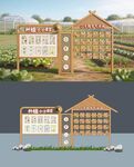 农场小品 种植知识牌
