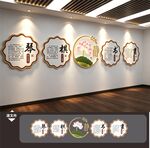 书法画室艺术班文化墙展板