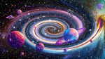 宇宙星空星球