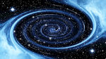 蓝色星空旋涡