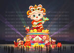 羊年彩灯  卡通羊