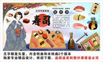 寿司背景墙装饰画