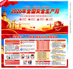 2026安全生产月展板