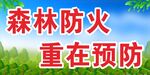 森林防火展板