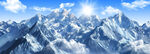 珠峰雪山背景图