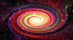 炫彩漩涡星空