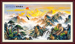 长城日照金山