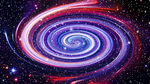 炫彩绚丽旋涡星空
